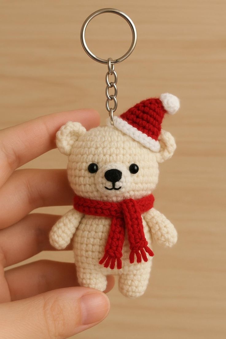 Cute Teddy Keychain